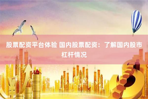 股票配资平台体验 国内股票配资：了解国内股市杠杆情况