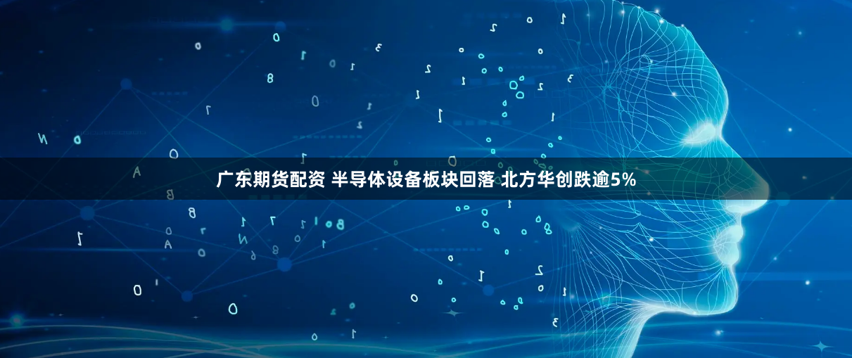 广东期货配资 半导体设备板块回落 北方华创跌逾5%