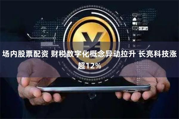 场内股票配资 财税数字化概念异动拉升 长亮科技涨超12%