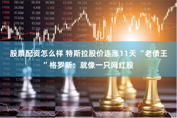 股票配资怎么样 特斯拉股价连涨11天 “老债王”格罗斯：就像一只网红股