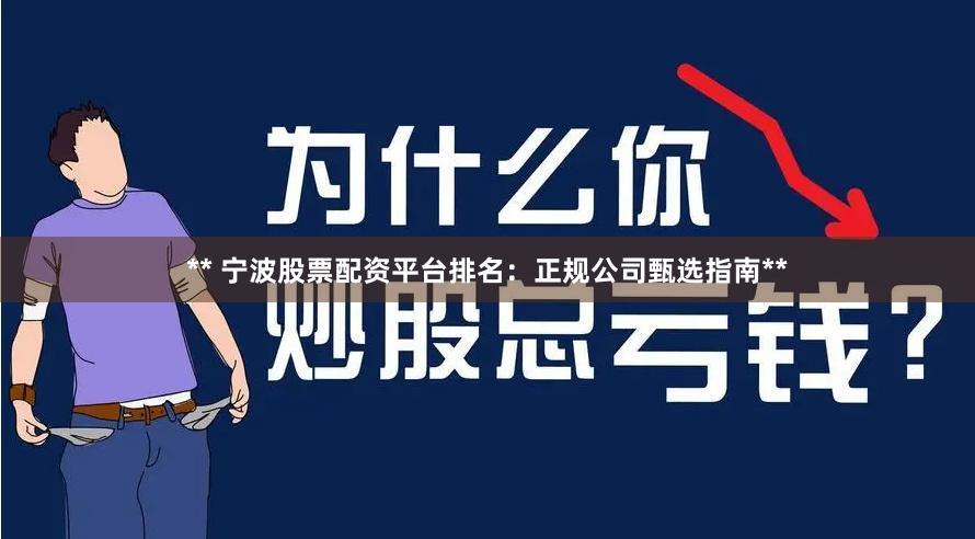 ** 宁波股票配资平台排名:正规公司甄选指南**